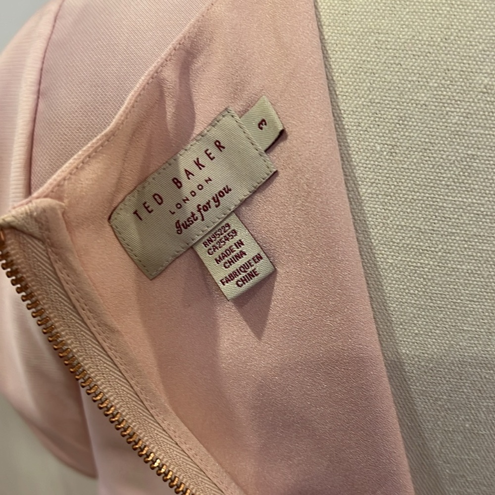 Ted Baker Mini Pink/Neon Pink Dress - Picture 5 of 6
